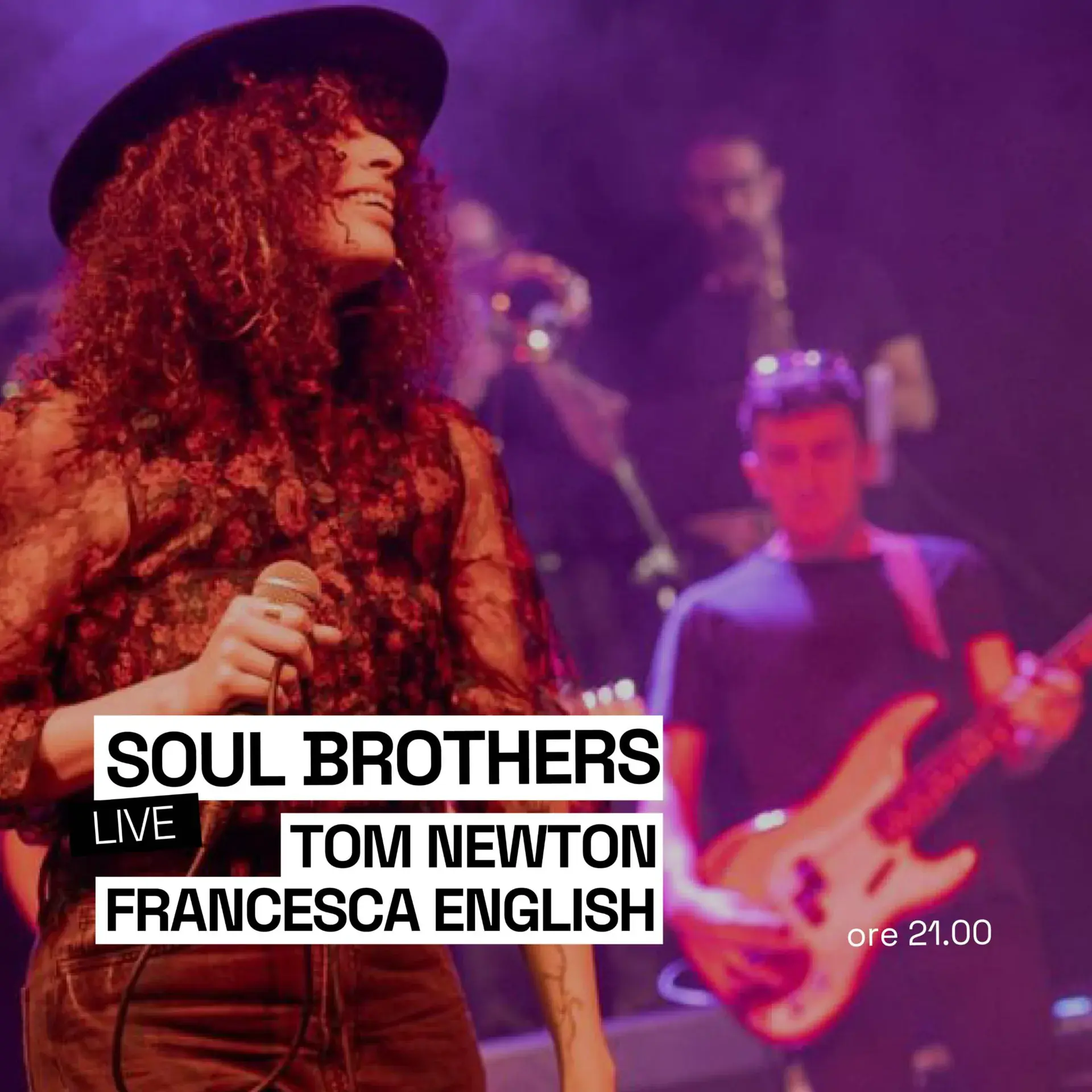 SOUL BROTHERS feat. FRANCESCA ENGLISH & TOM NEWTON en directo ✷ Capodoglio