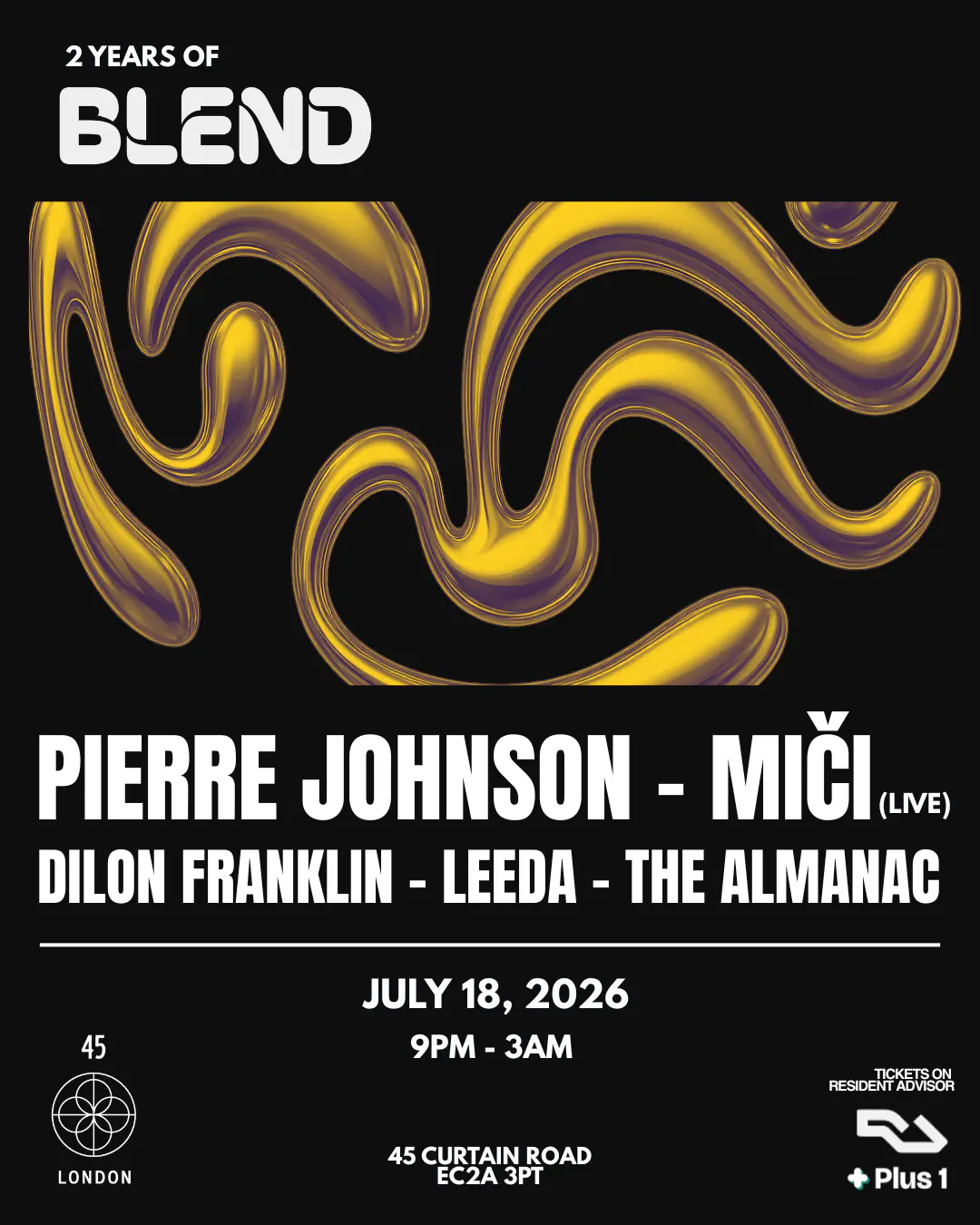 2 Years of BLEND with Pierre Johnson, Miči + more