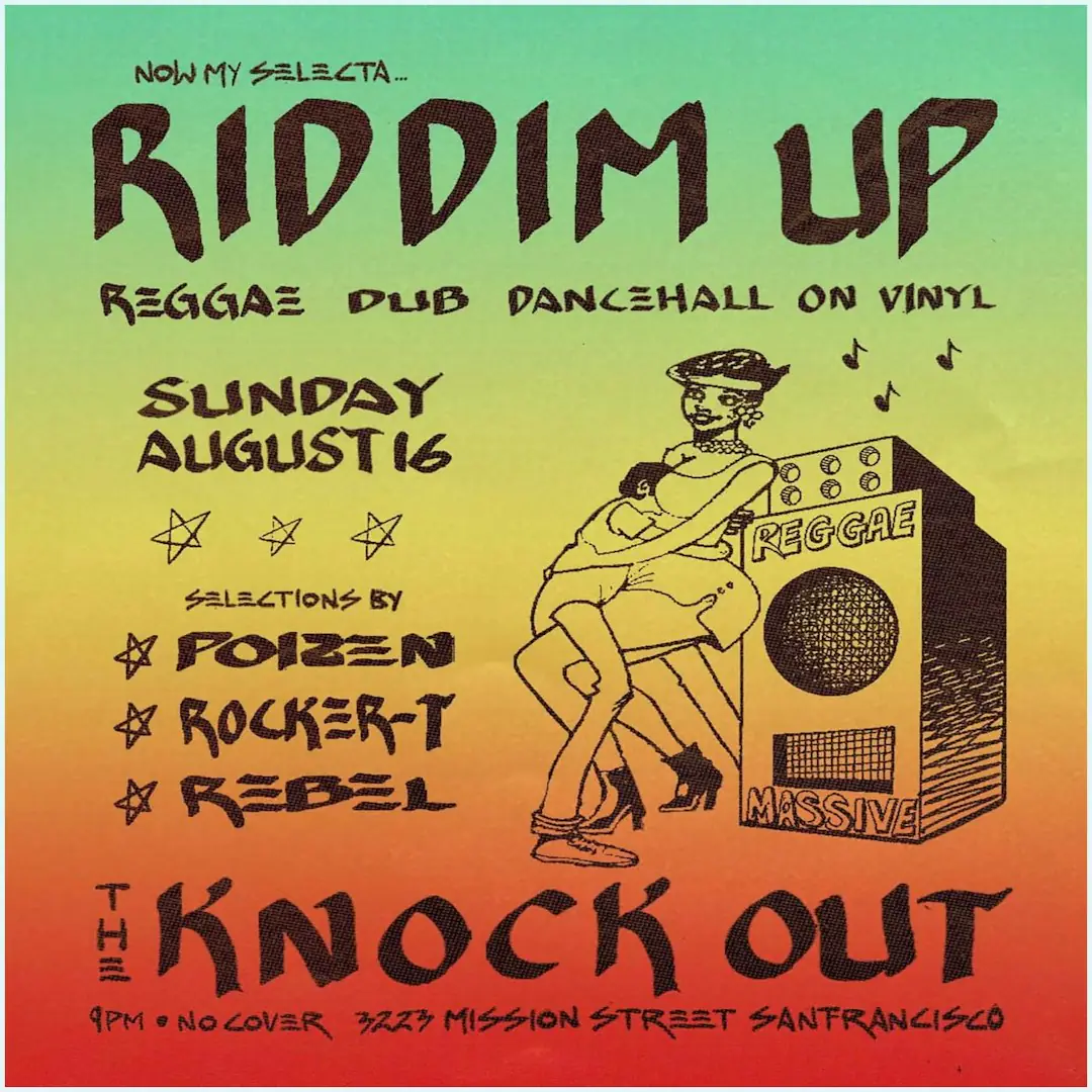 DOMINGO DE REGGAE: ¡FIESTA DE BAILE REGGAE RIDDIM UP!