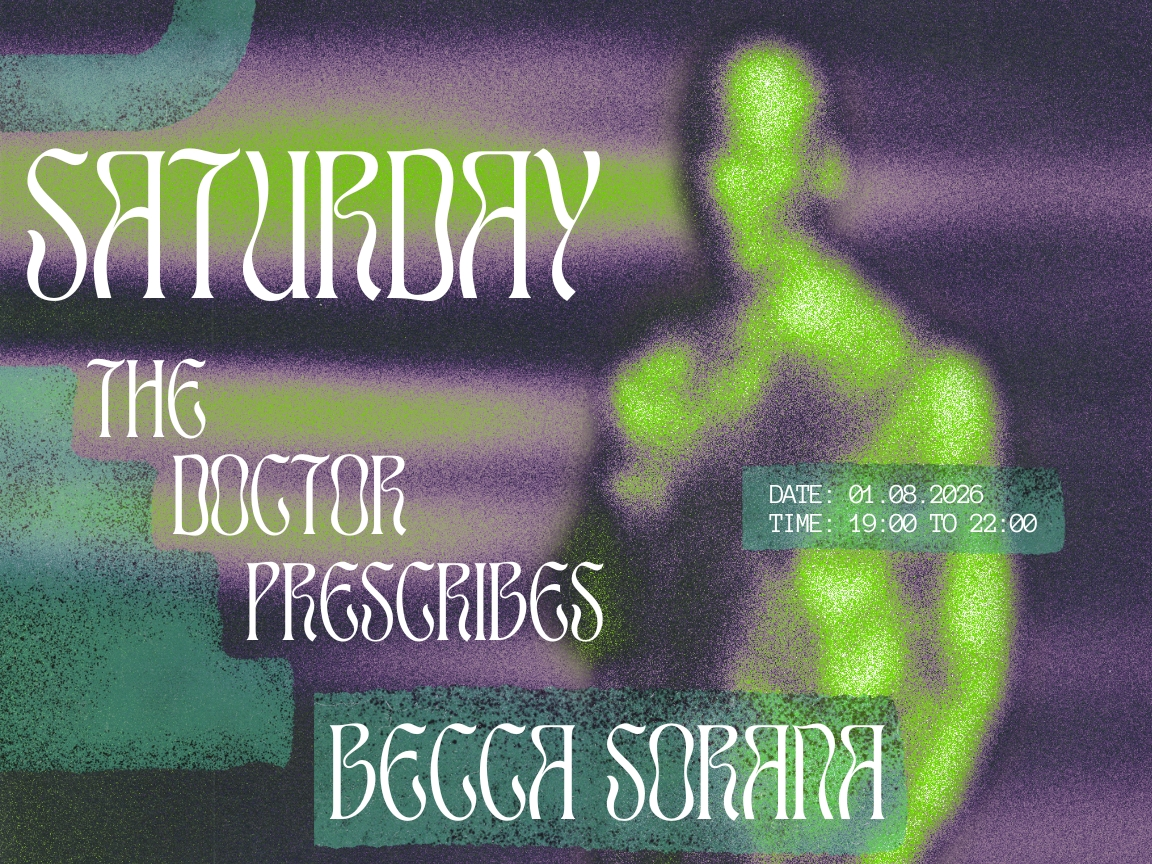 Saturday's Prescription - BECCA SORANA