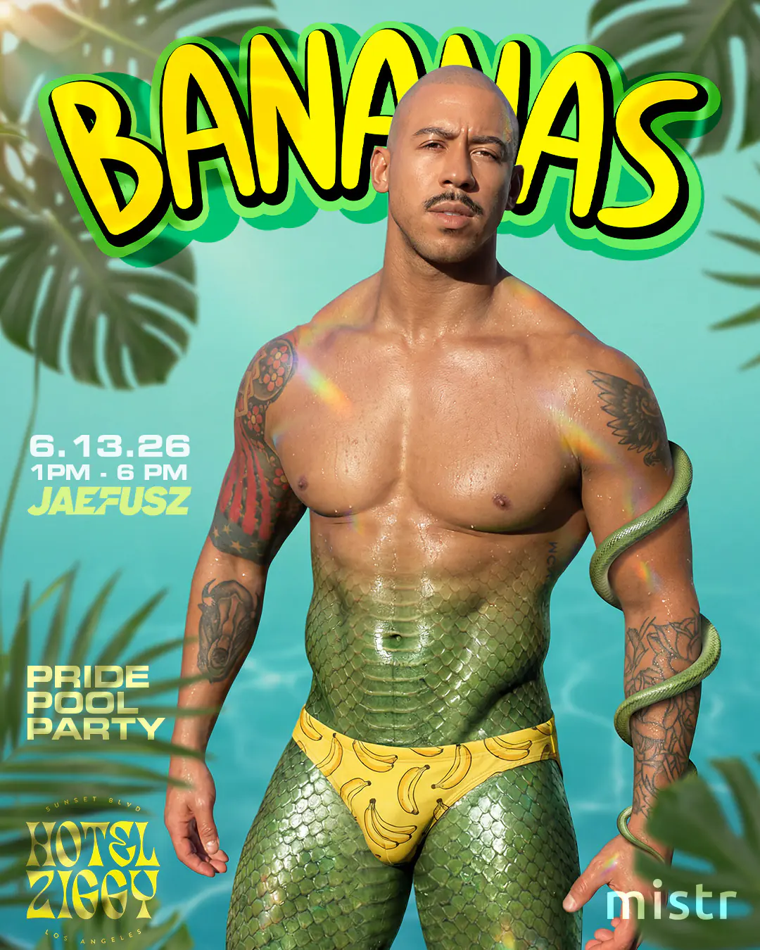 LA Pride Bananas Pool Party