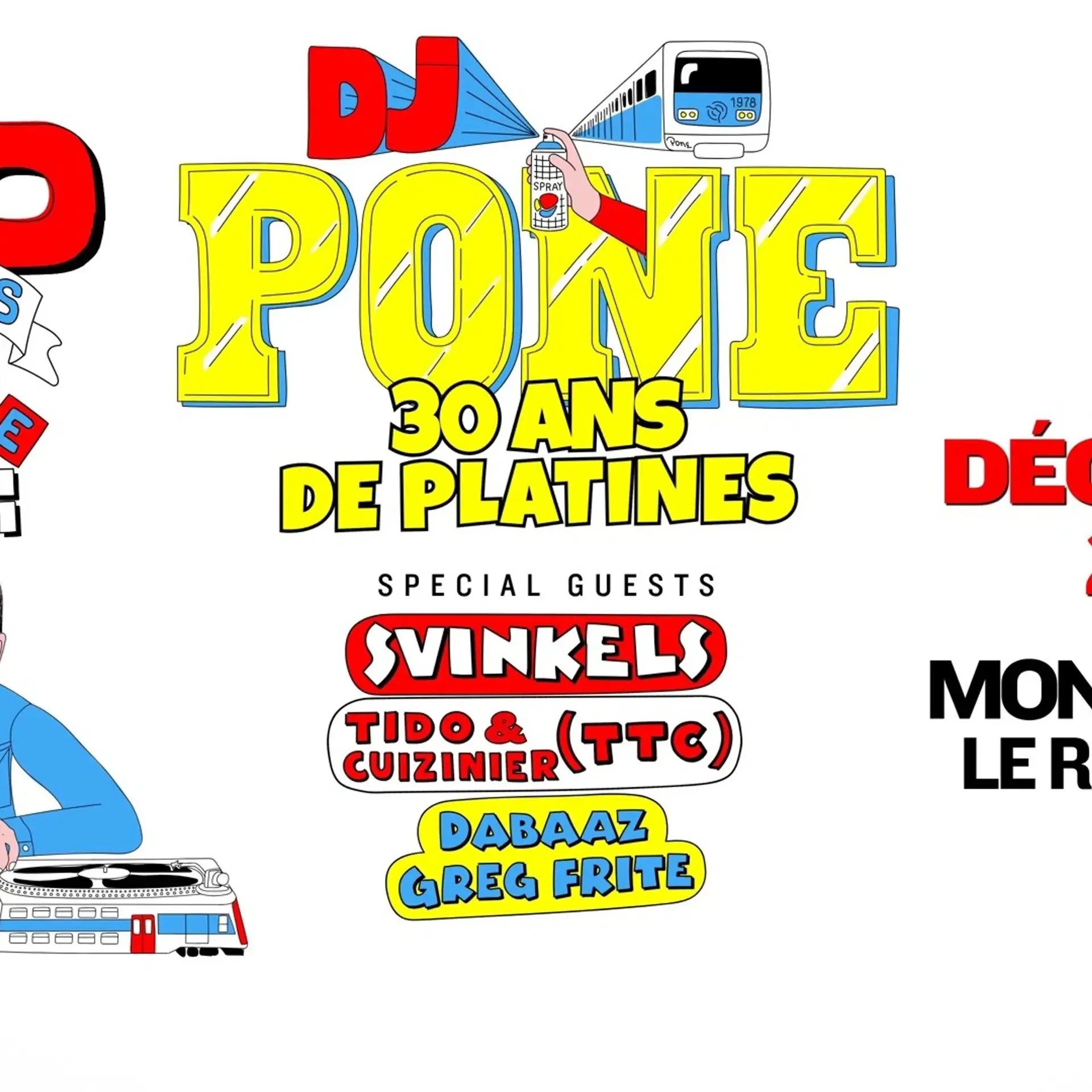 DJ PONE — 30 ANS DE PLATINES
