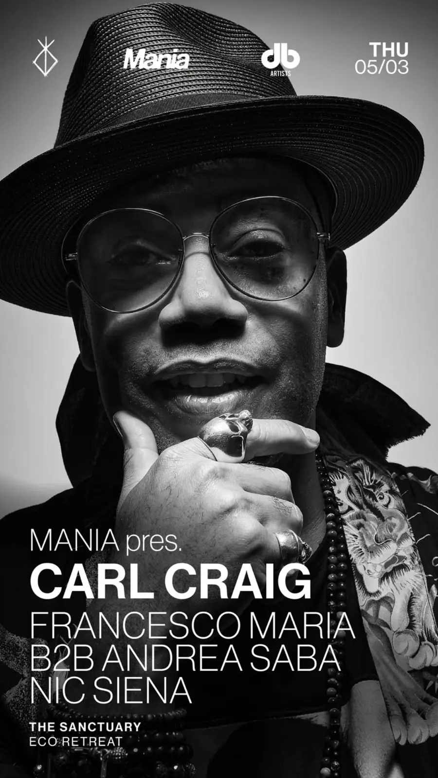 CARL CRAIG al The Sanctuary Roma