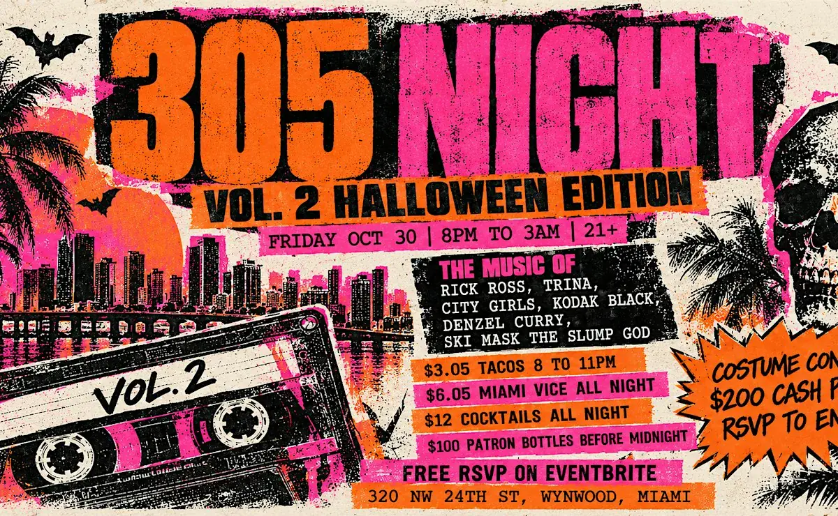 305 NIGHT VOL. 2 - Halloween Edition at Smoke Wynwood