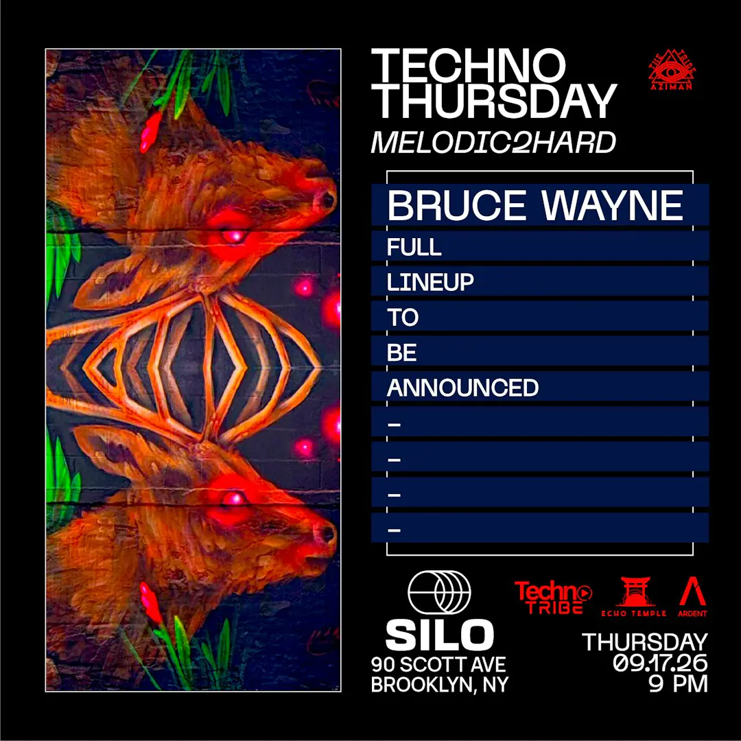 Techno Thursday [Melodic2Hard] (Main Room Event, Free w / RSVP)