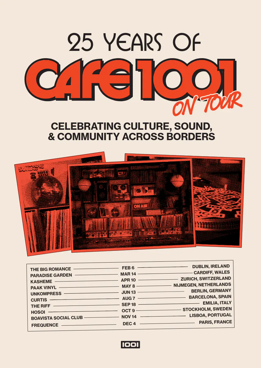 25 Years of Cafe 1001 On Tour - Unkompress, Berlin