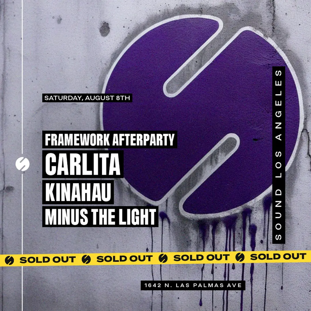 Framework Afterparty ft. Carlita