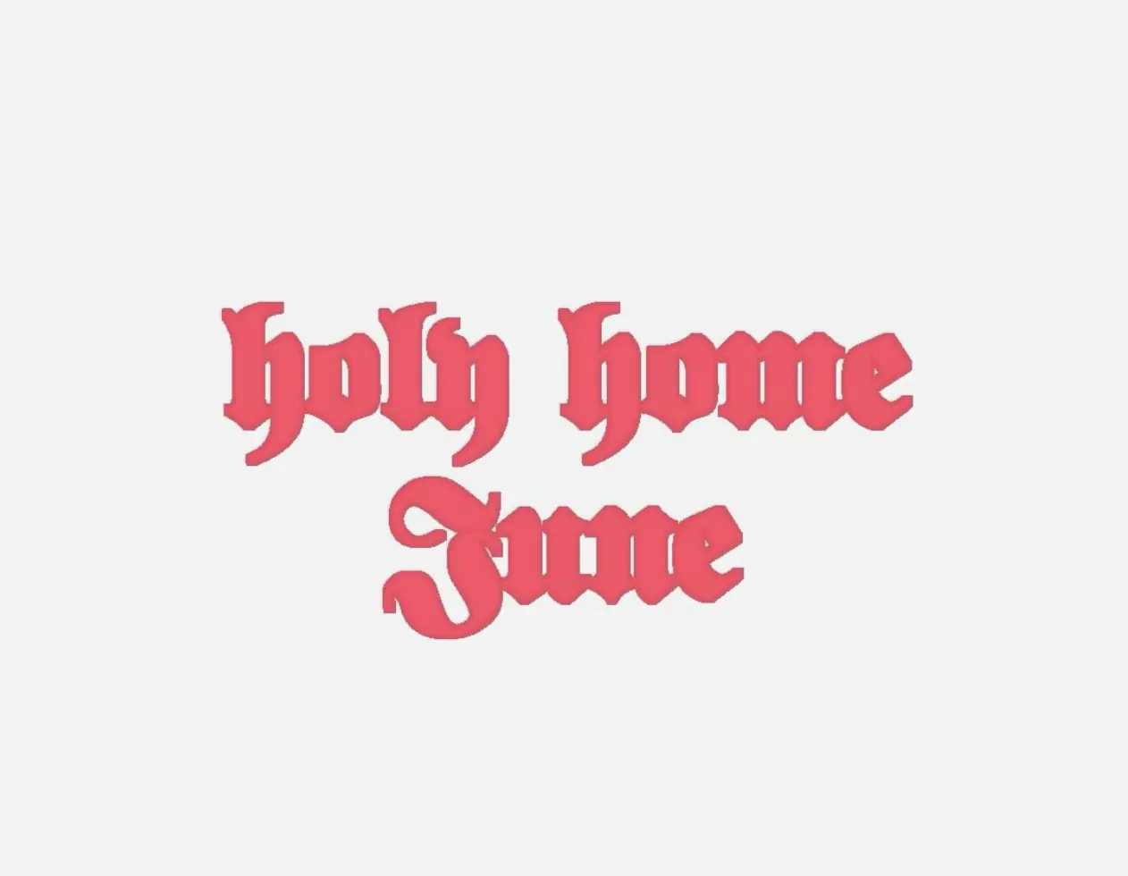 Holy Home w / Mnfique