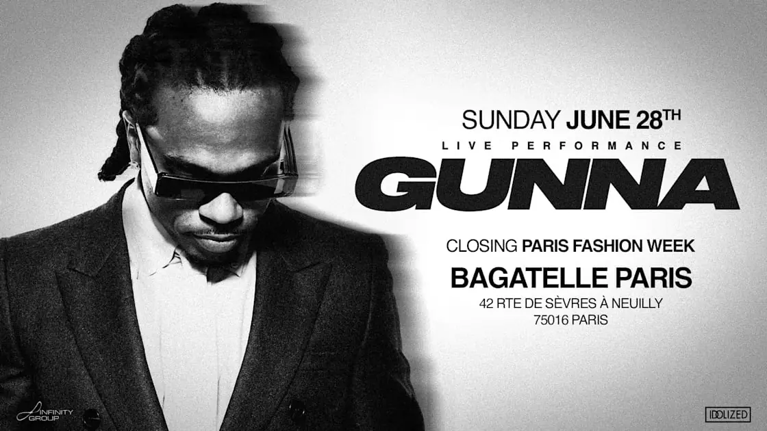 Dimanche 28 Juin - Gunna Live Performance - Bagatelle