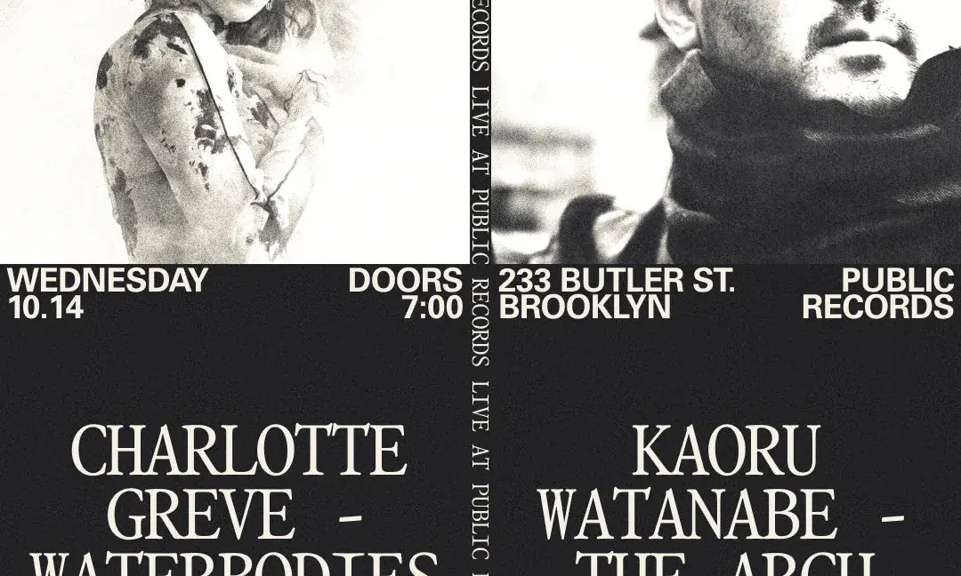 New Amsterdam presents: Charlotte Greve - WATERBODIES & Kaoru Watanabe - THE ARCH Relea