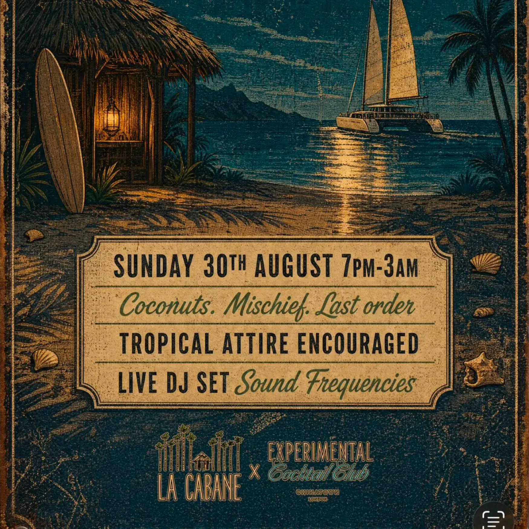 Experimental Cocktail Club x La Cabane