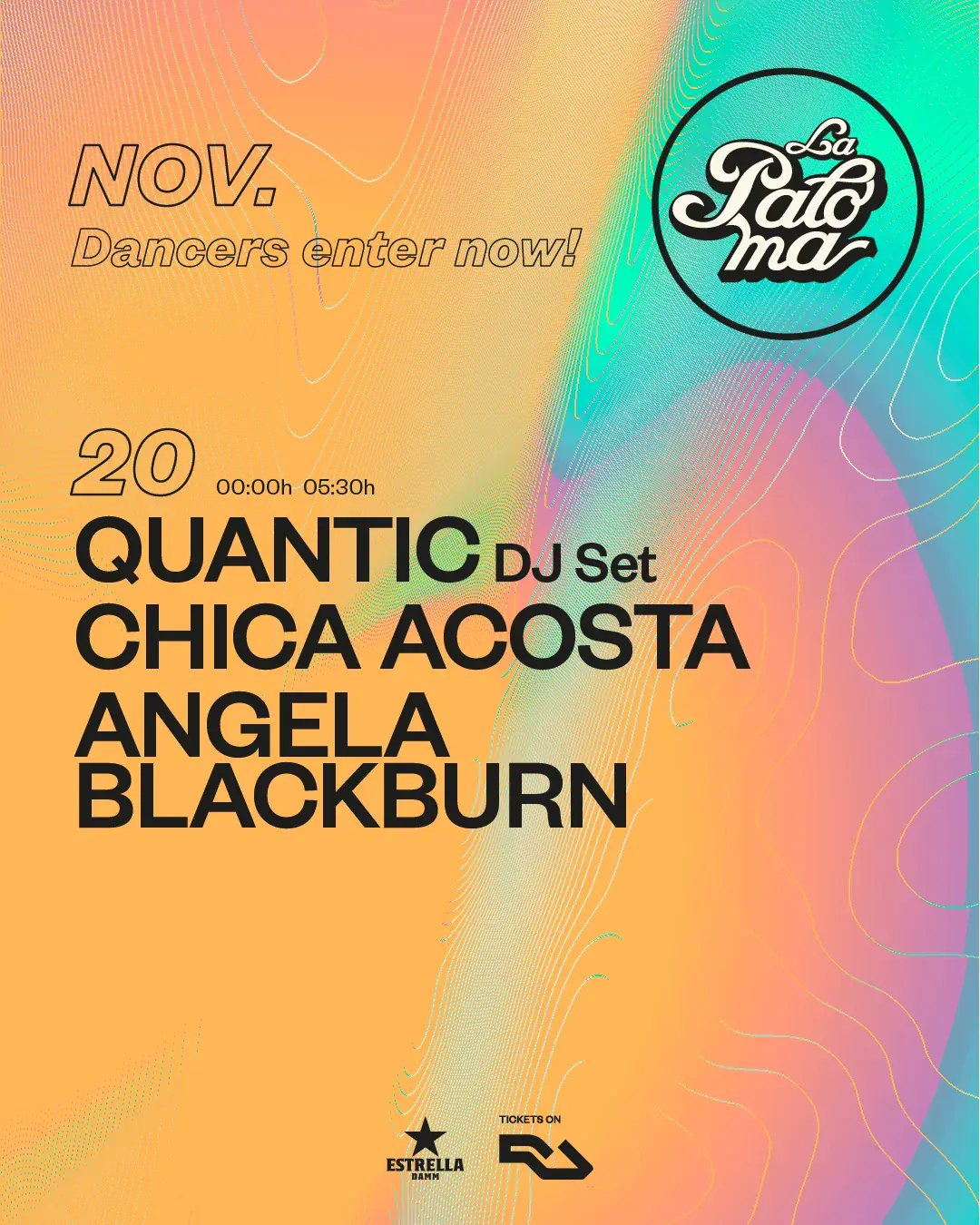 Quantic DJ set + Chica Acosta + Angela Blackburn