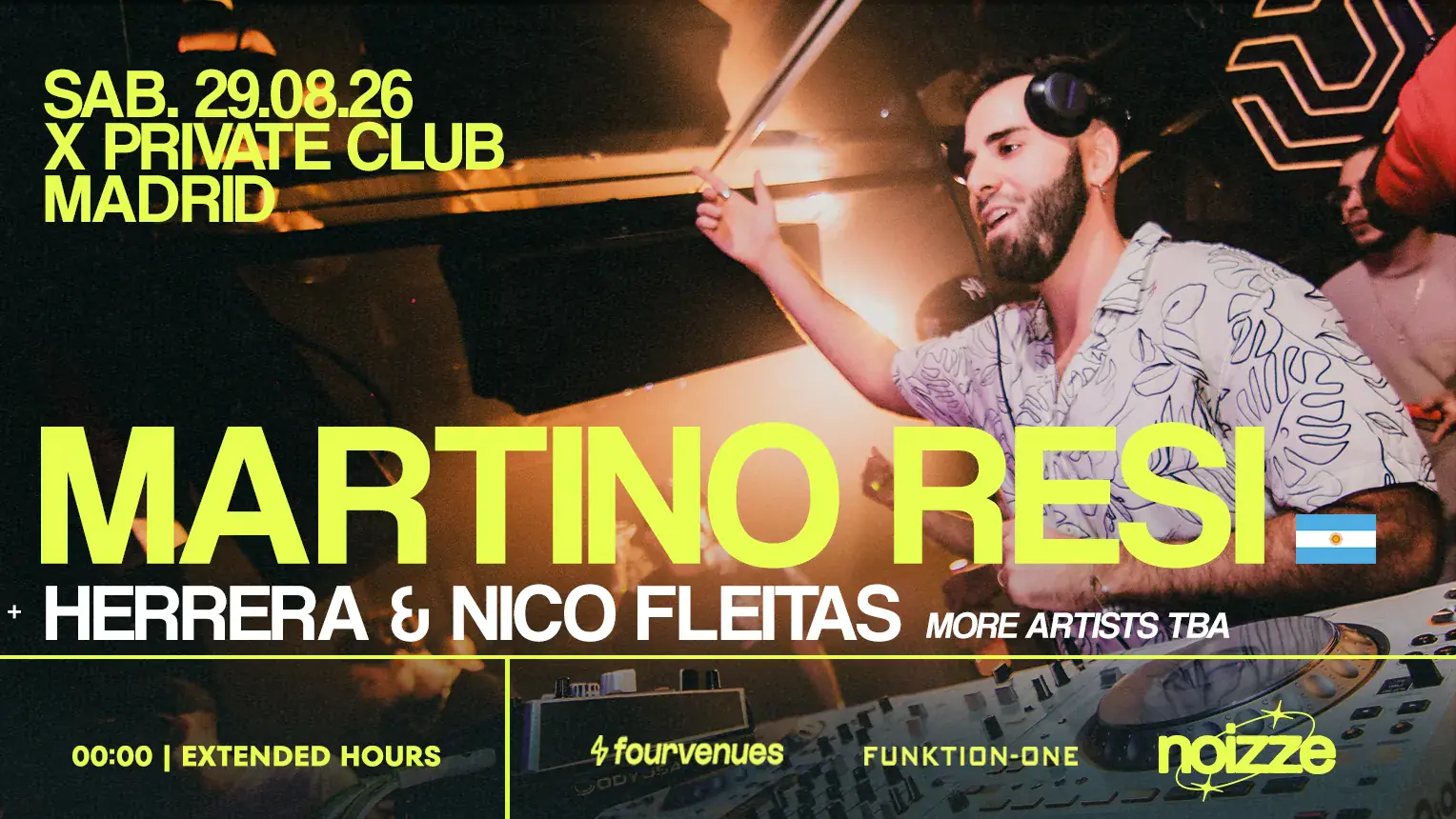 NOIZZE W / MARTINO RESI (FREE ENTRY)