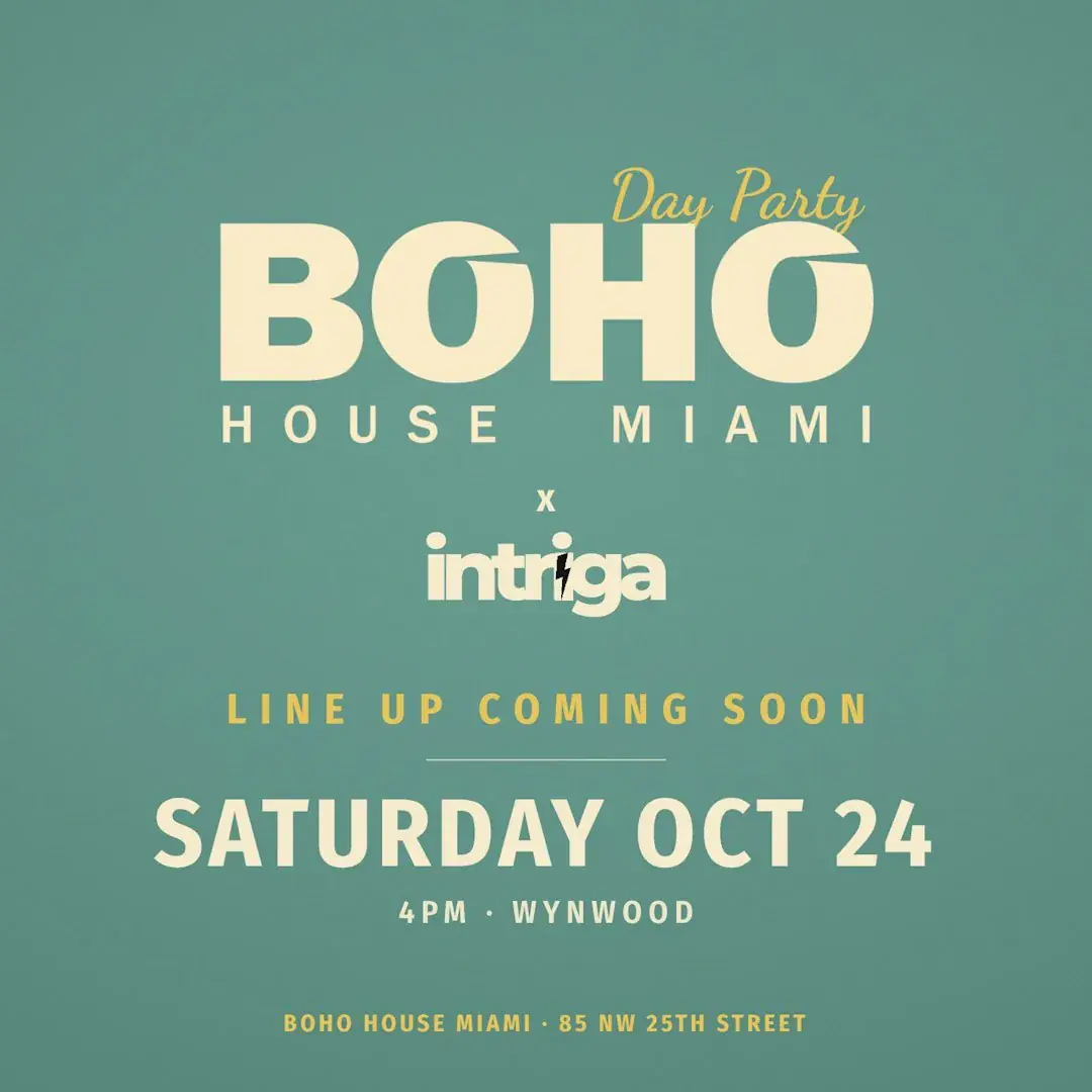 Intriga x Boho House: Day Party Vol 3