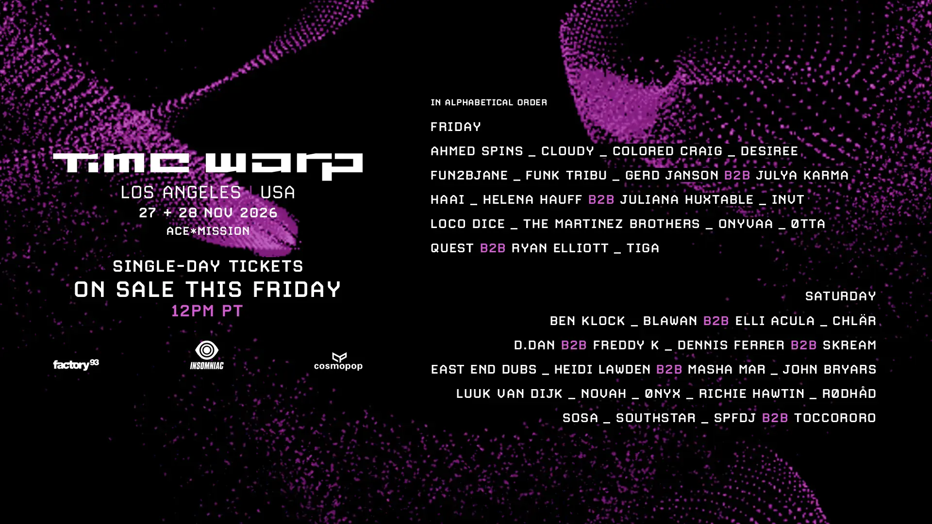 Time Warp Los Angeles 2026