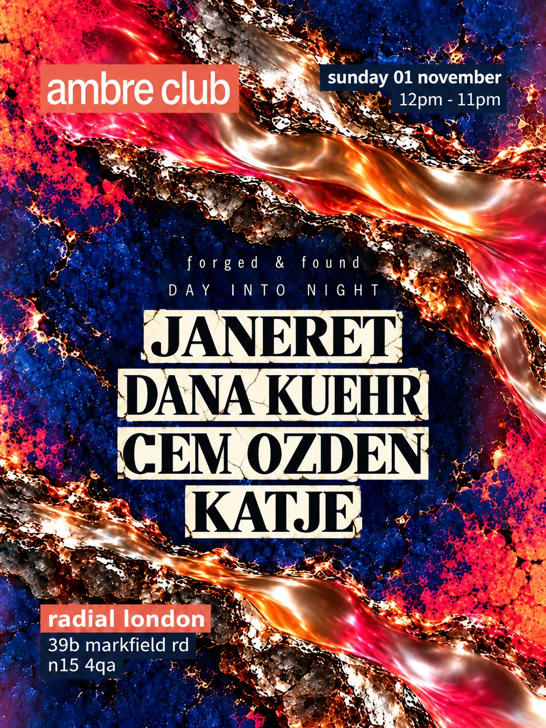 ambre club präsentiert: Janeret, Dana Kuehr, Cem Ozden & Katje