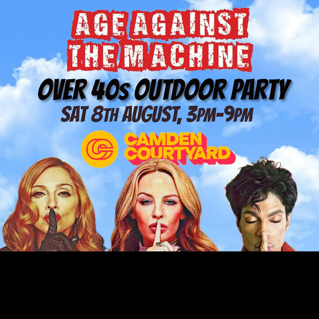 Age Against The Machine Over 40s Outdoor Party