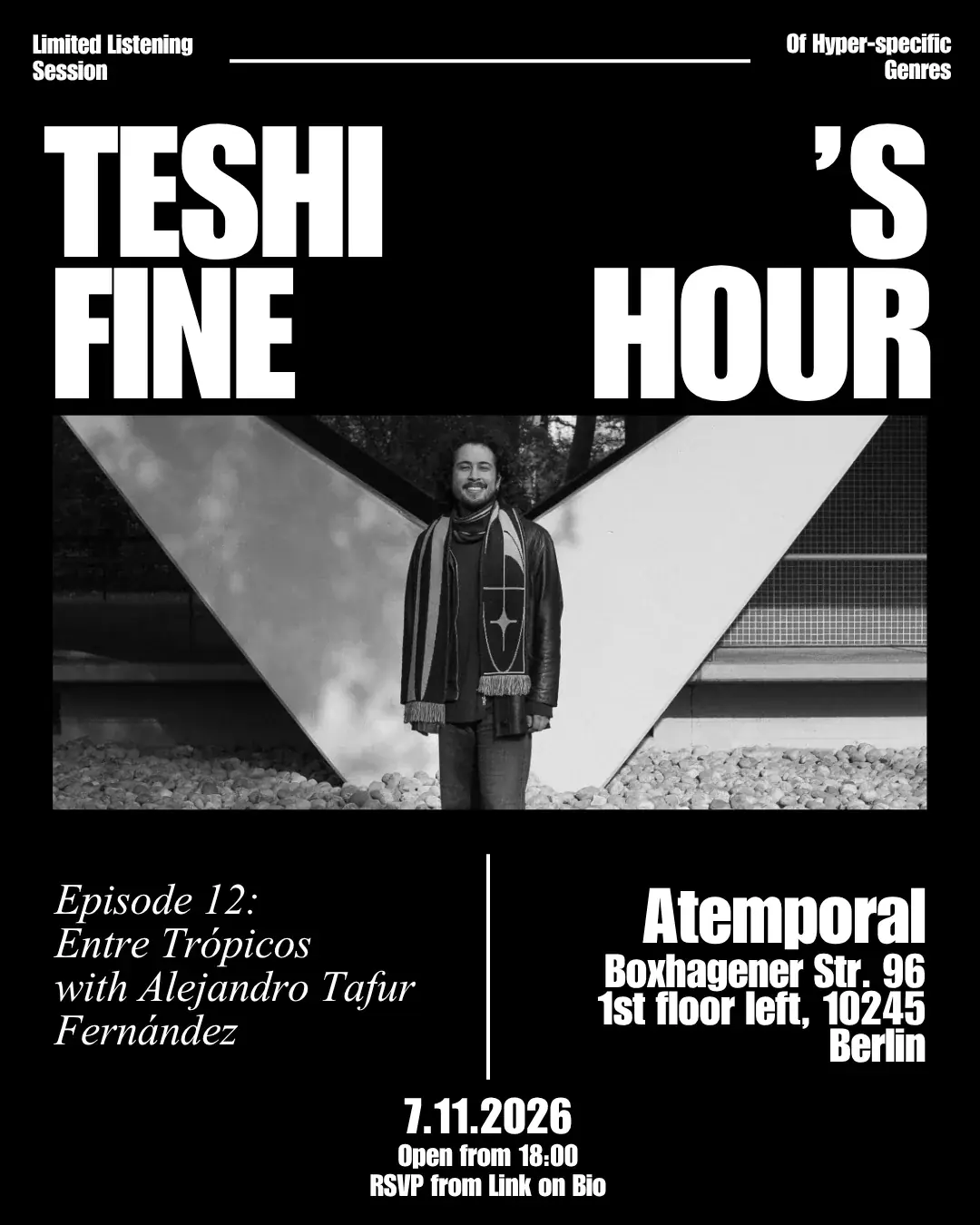 Teshi's Fine Hour: Entre Trópicos con Alejandro Tafur Fernández