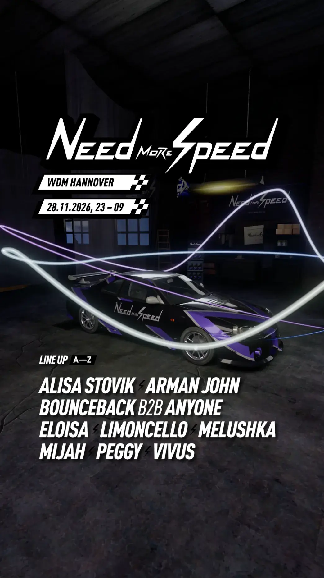 NEED MORE SPEED / / WDM Hannover
