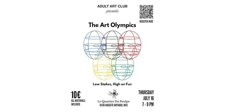 The Art Olympics: Apero Art Games at Le Quartier du Poulpe (Nice, FR)