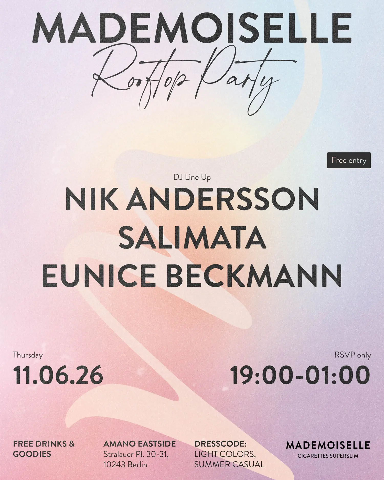 MADEMOISELLE Rooftop Party