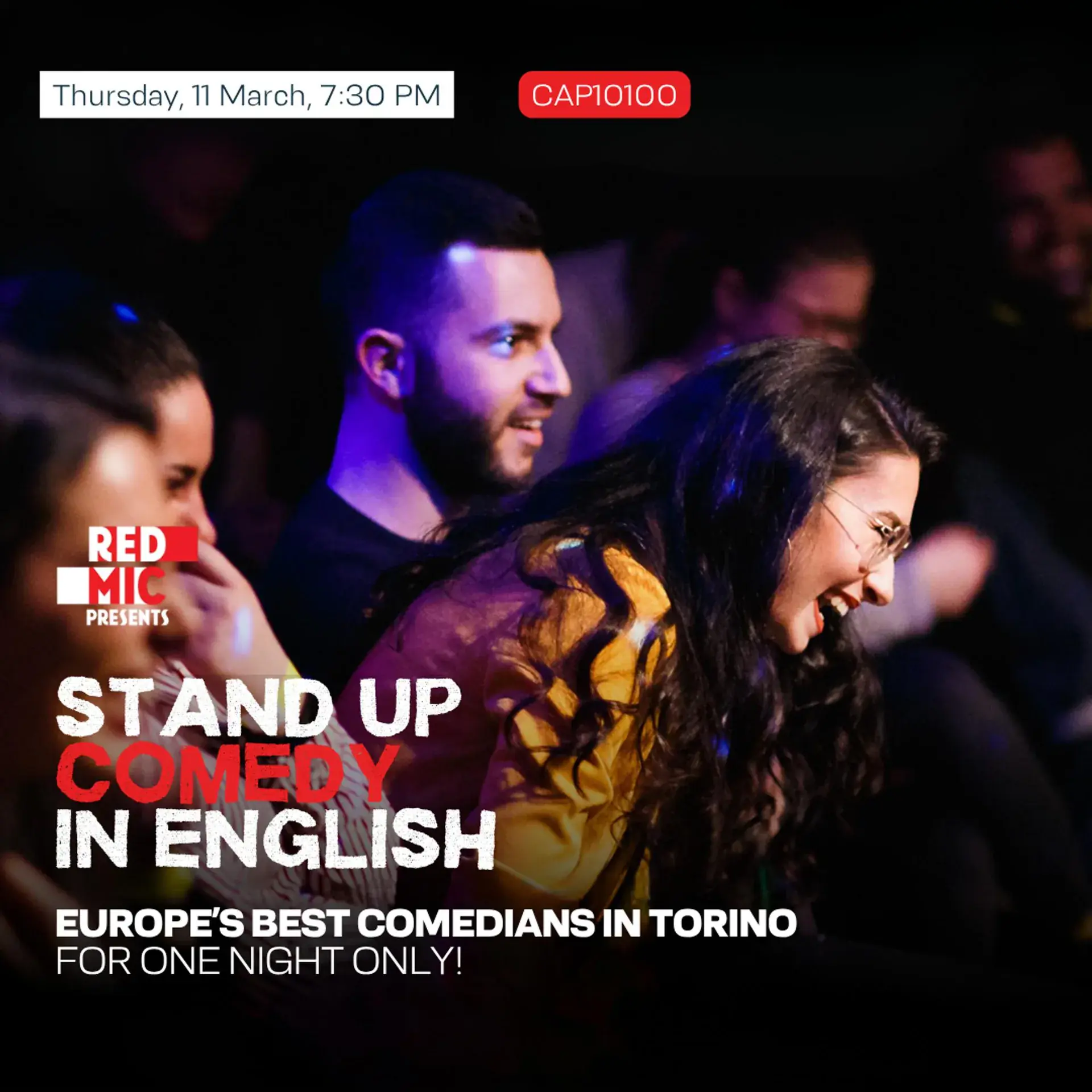 RED MIC presenta stand-up comedy en inglés