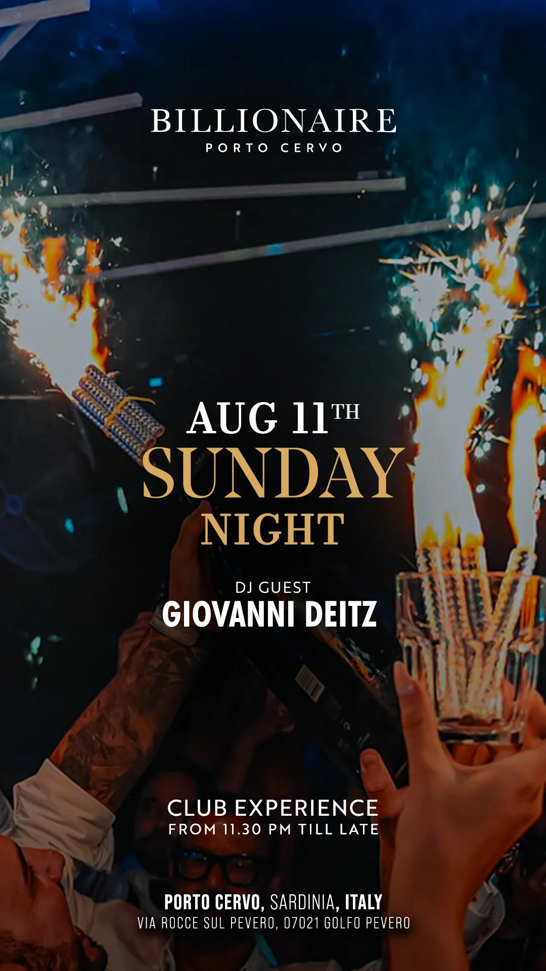 Dimanche au BILLIONAIRE Porto Cervo