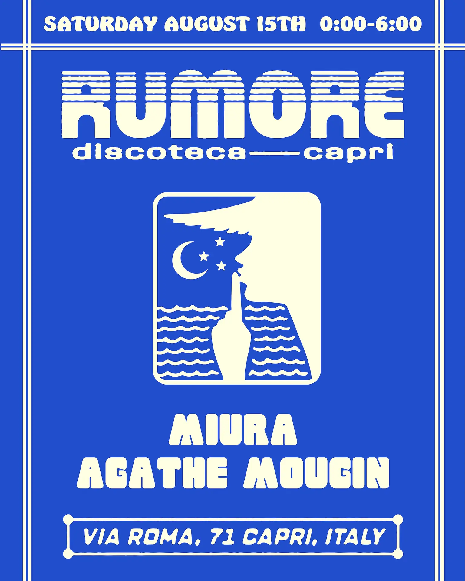 Rumore Season 26 Party N°36 W / Miura & Agathe Mougin
