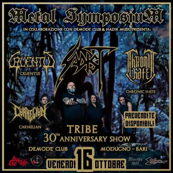 Sadist – Tribe 30th Anniversary Show