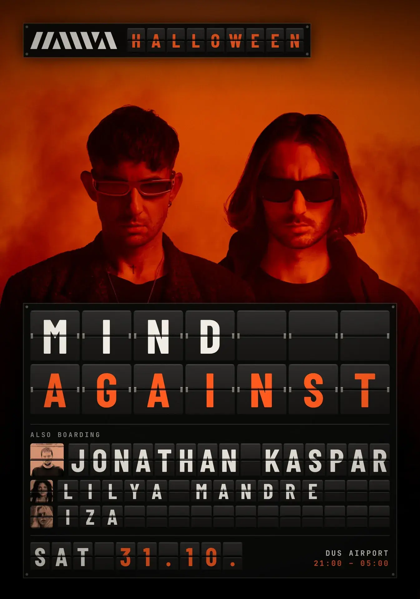 Hawā Halloween w / Mind Against - Jonathan Kaspar - Lilya Mandre & IZA