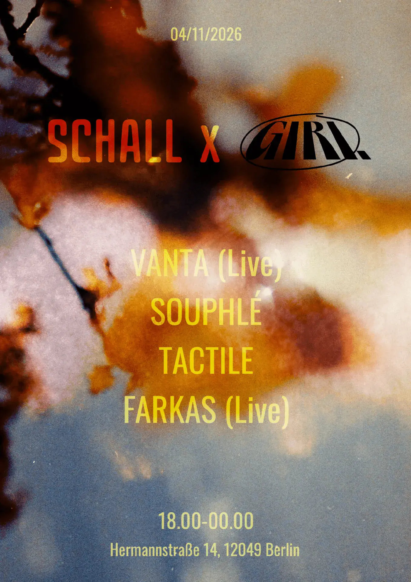 Giri x SCHALL, session d’écoute