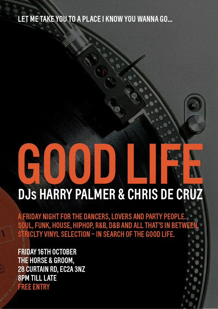 Good Life free Friday launch party