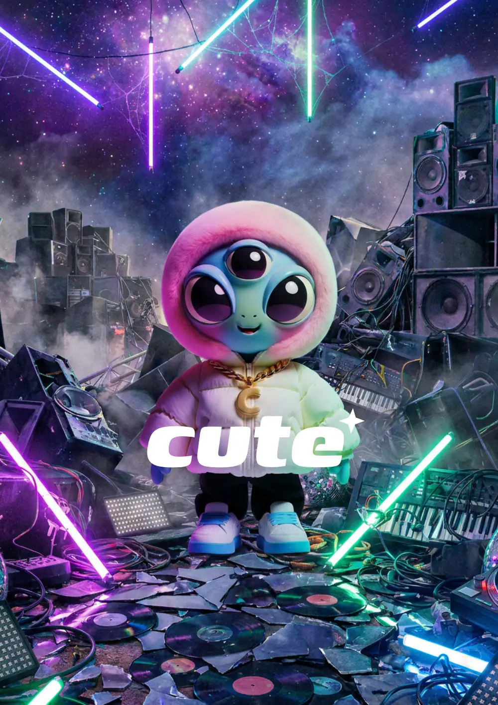 CUTE / w 1luu, MRGNSTRN, KLING&KLANG, DJ Henk