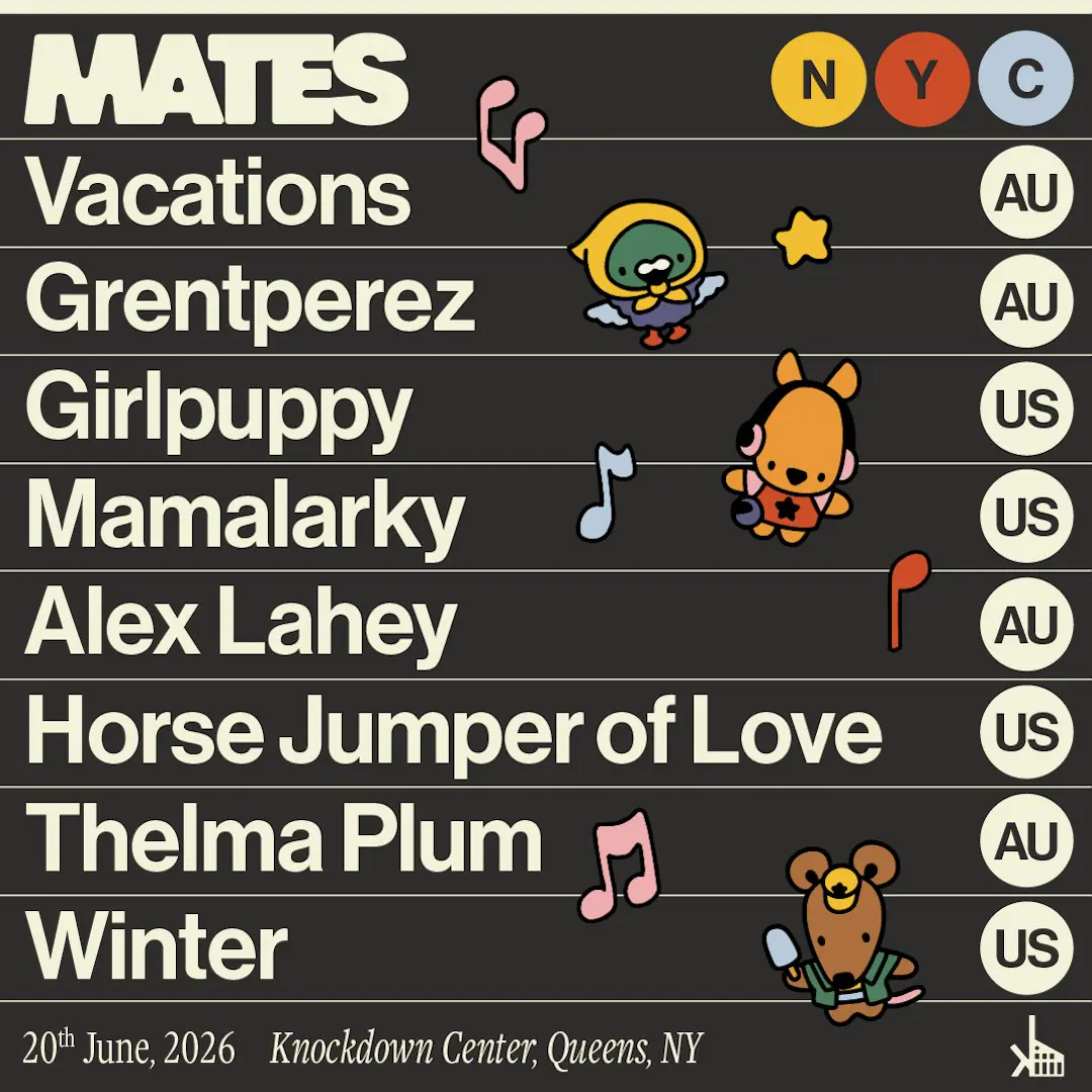 Vacations, grentperez + more: MATES Festival NYC
