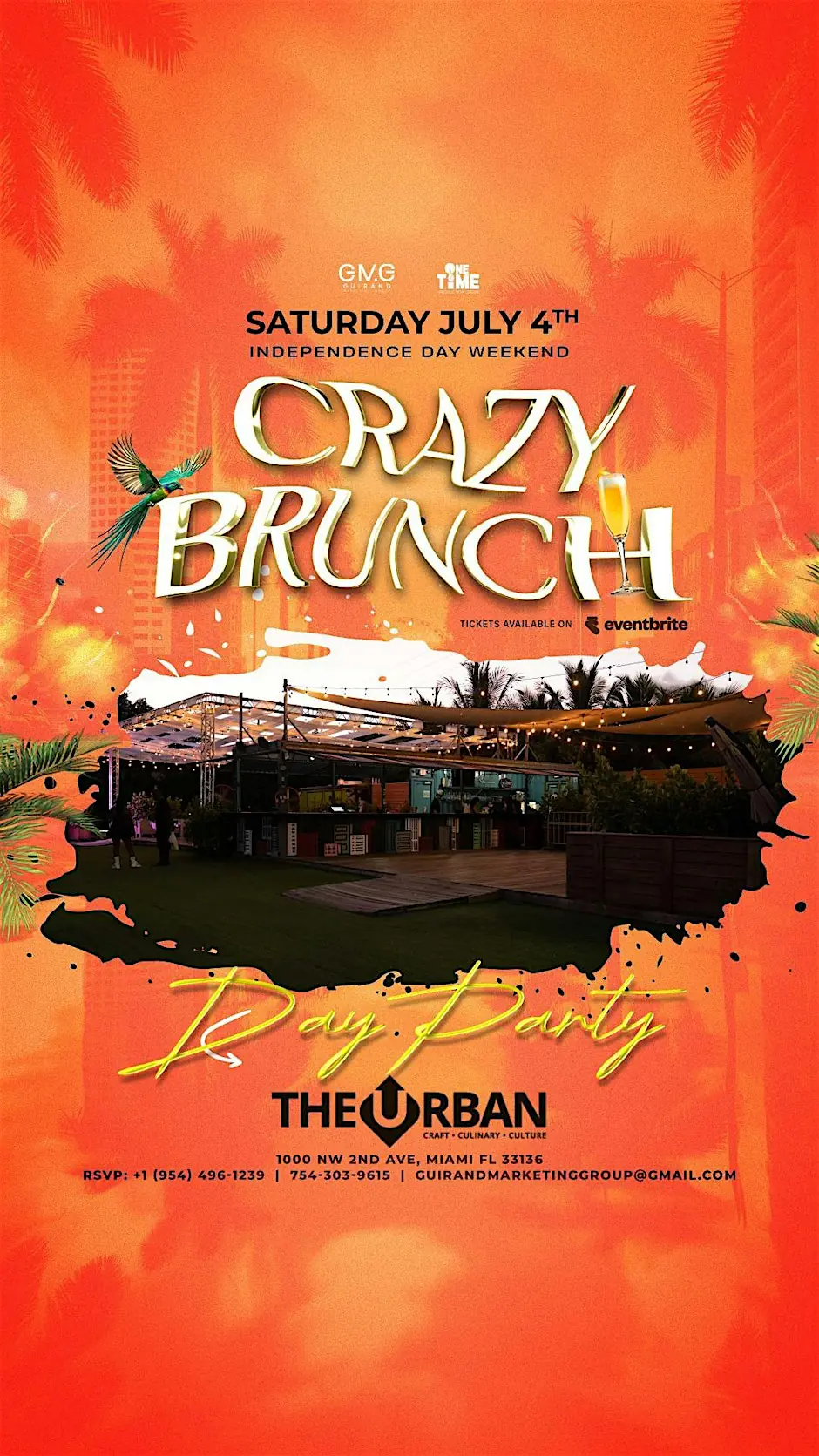CRAZY BRUNCH JULY 4TH WEEKEND MIAMI