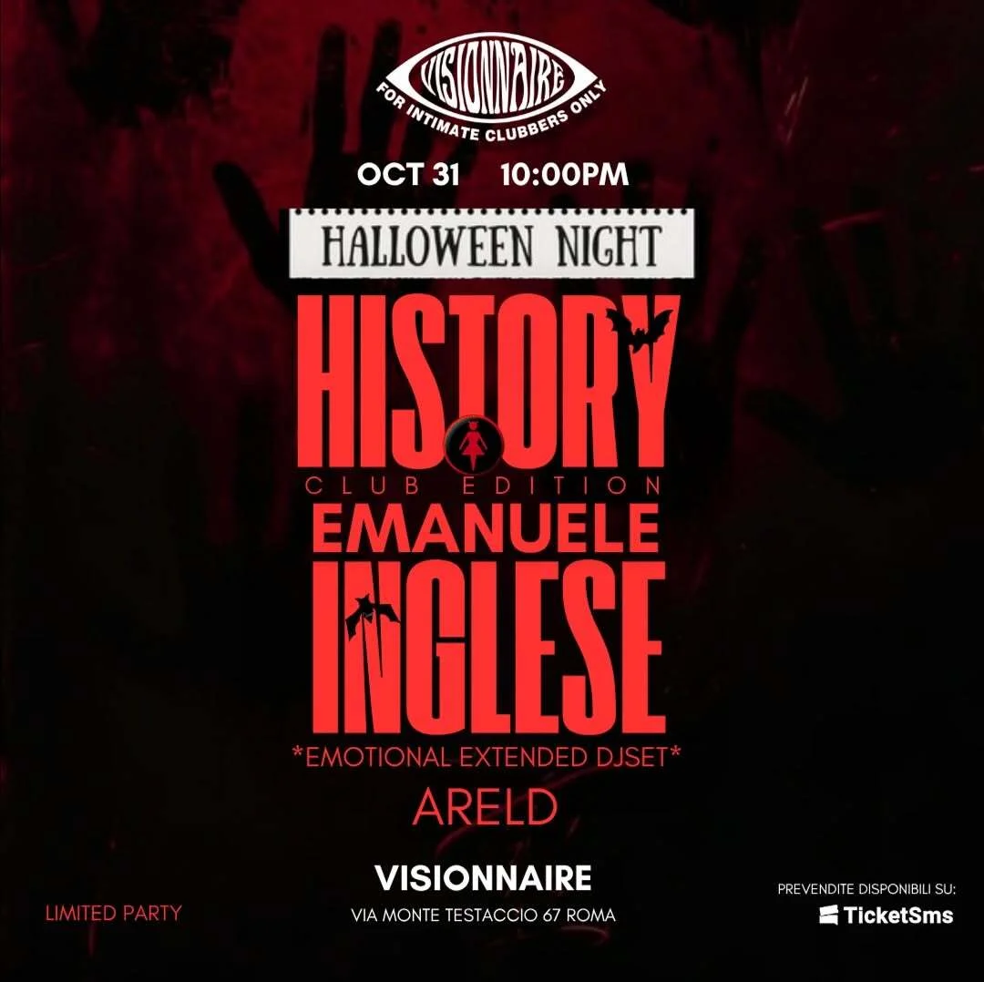 HALLOWEEN - Emanuele Inglese al Visionnaire Club Roma