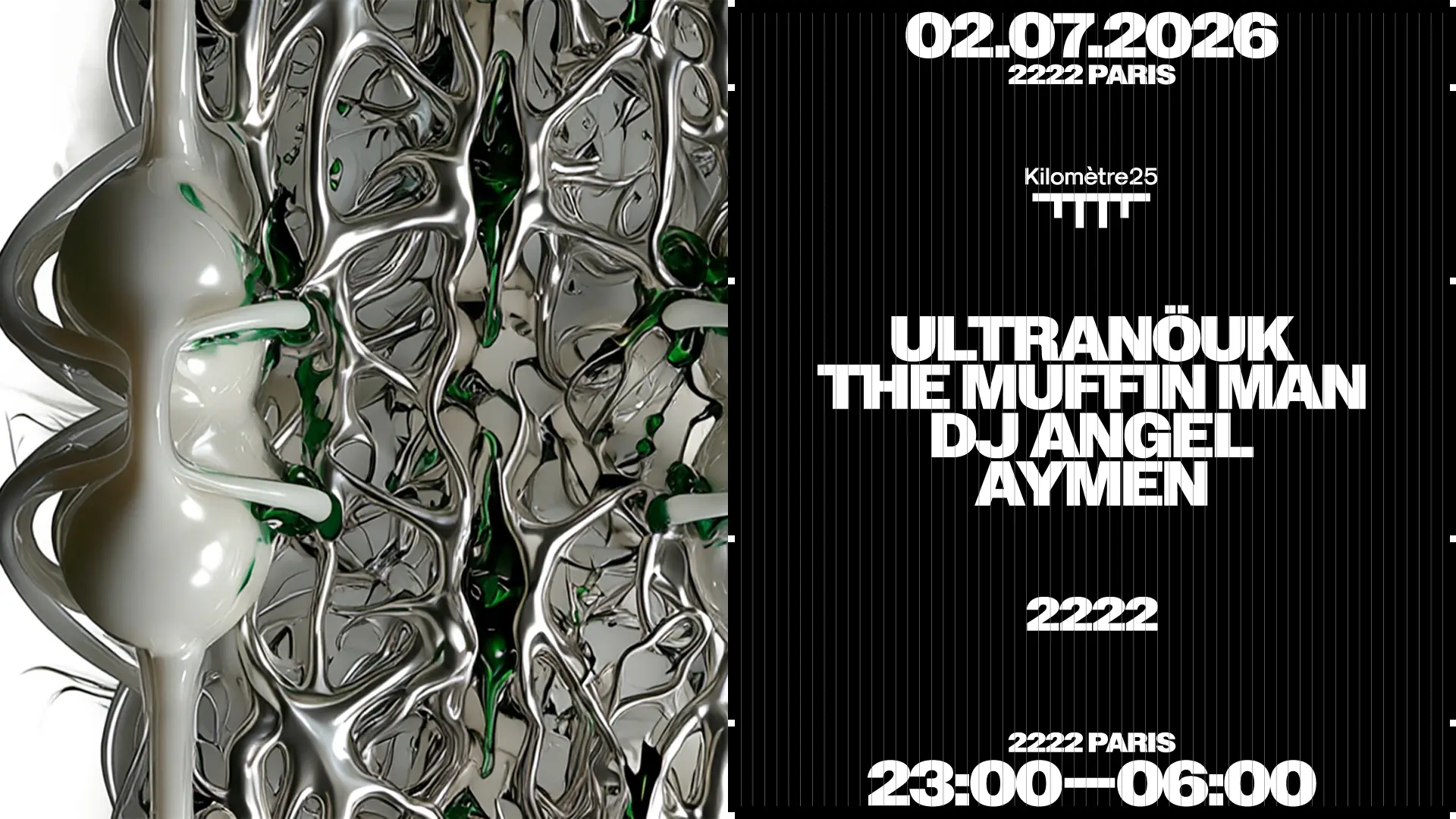 2222: ULTRANOUK, DJ ANGEL, THE MUFFIN MAN, AYMEN