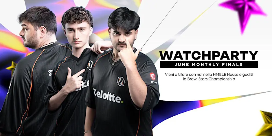 Guarda con noi le Finali Mensili nella Gaming House di HMBLE!