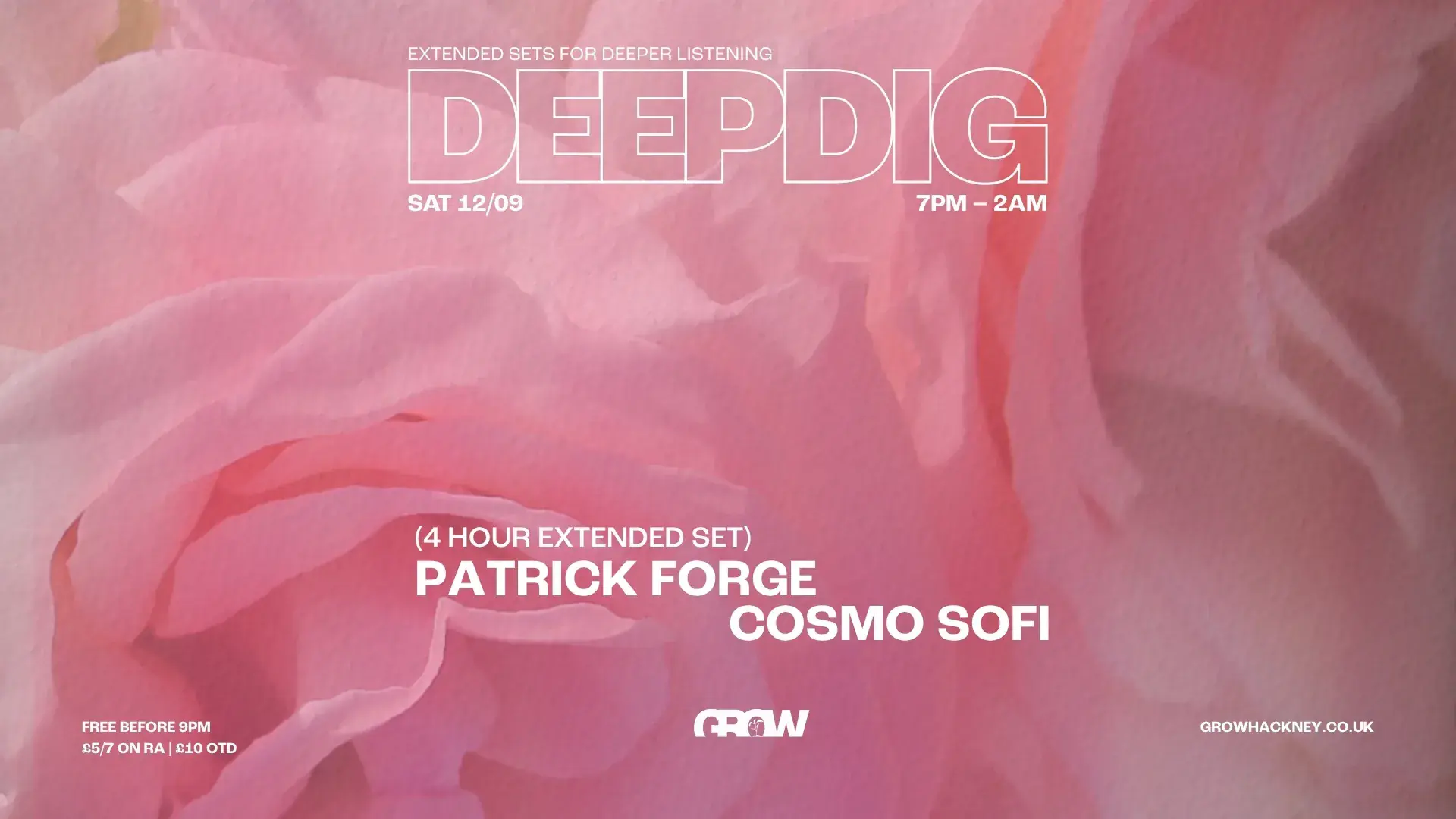 DeepDig: Patrick Forge / / Cosmo Sofi