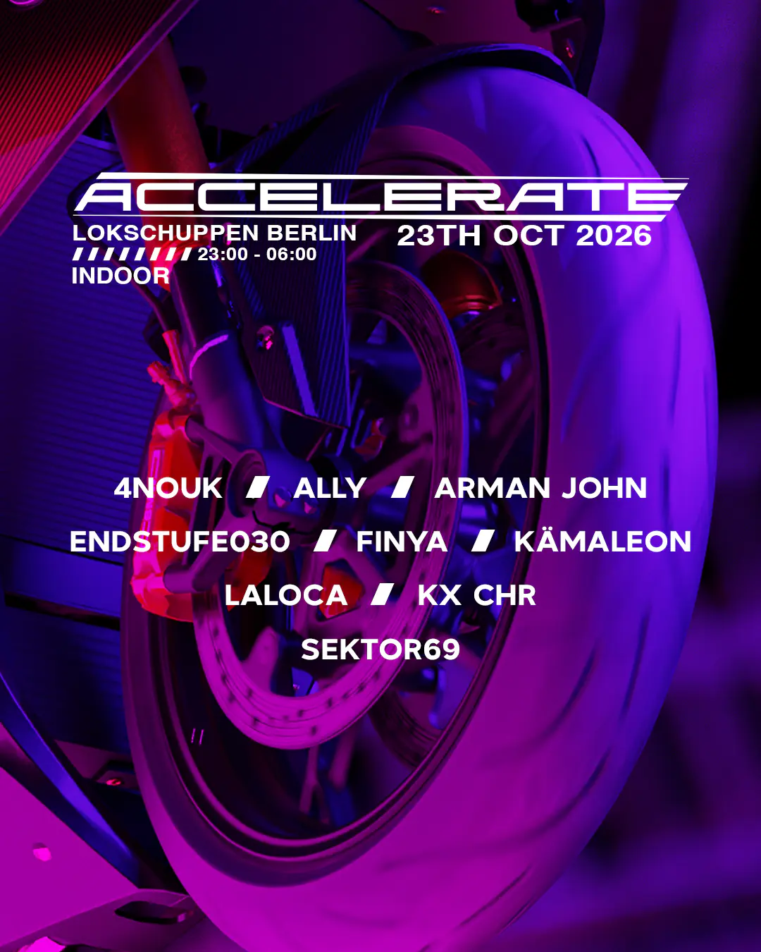 Accelerate w. KXCHR, Arman John, Ally, Kamäleon and many more