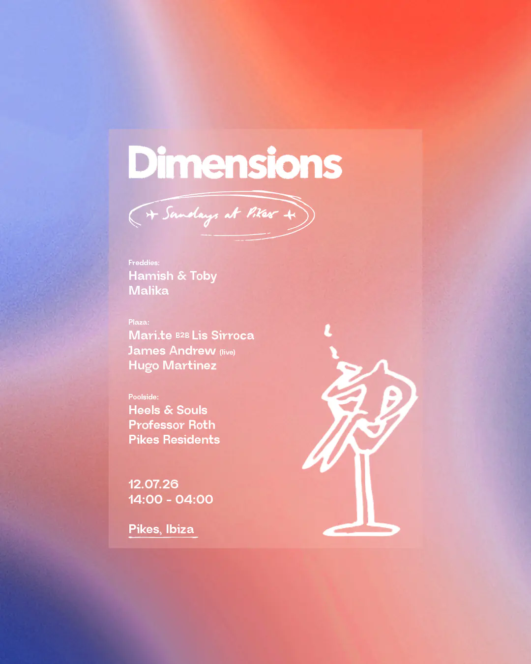 Sundays at Pikes x Dimensions