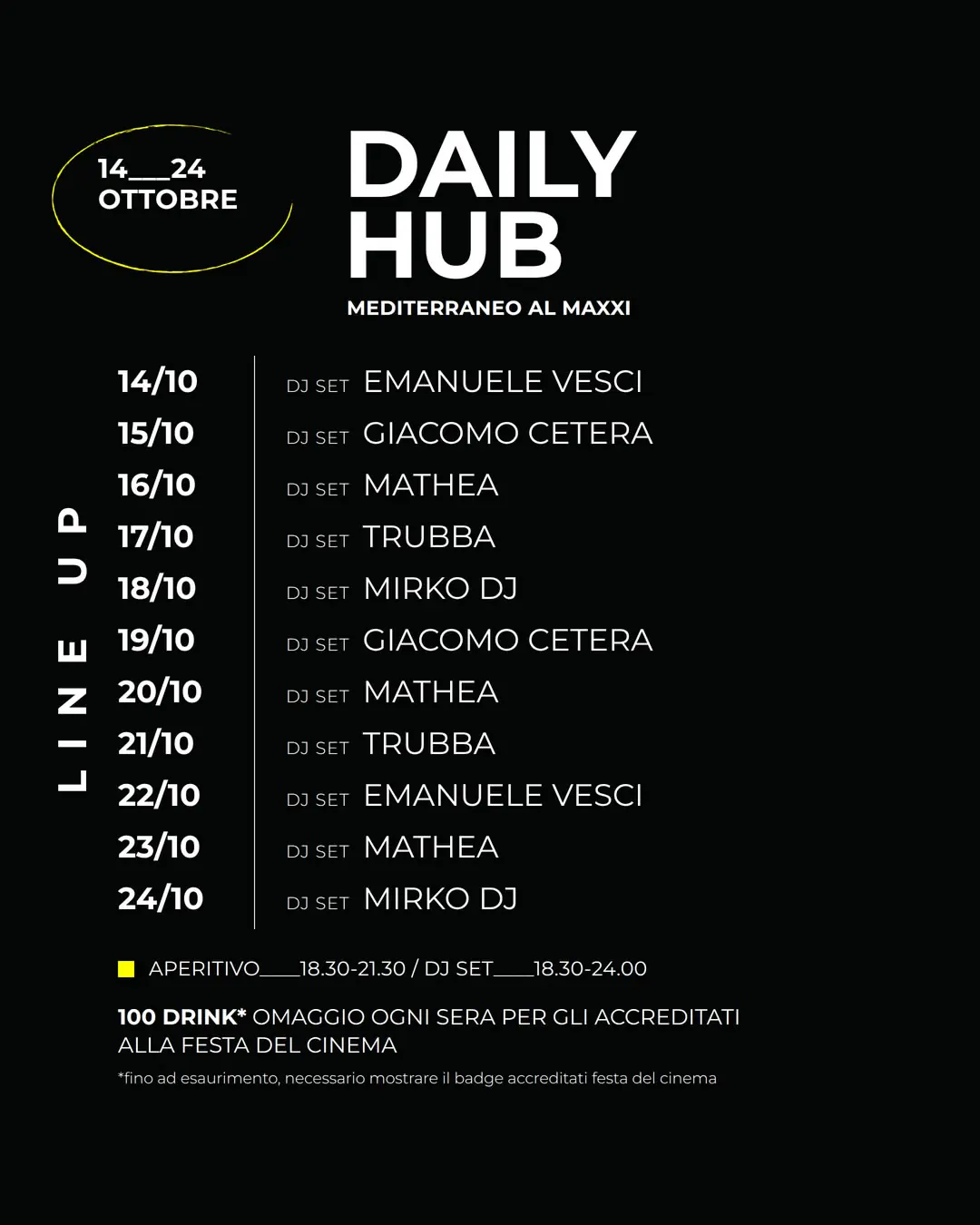 WE MEET x La festa del Cinema at Mediterraneo al MAXXI