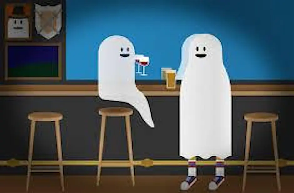 SPOOKY SATURDAY Haunted GHOSTS - Dive Bar Party & Drink Specials