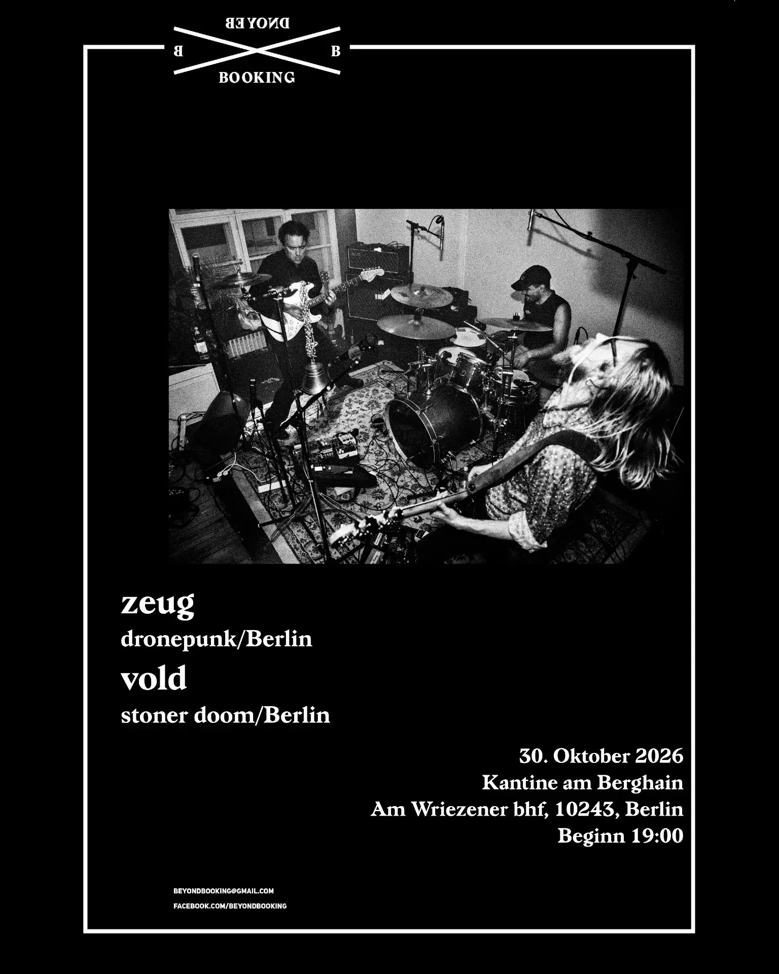 zeug [dronepunk / Berlin] x vold [stoner doom / Berlin]