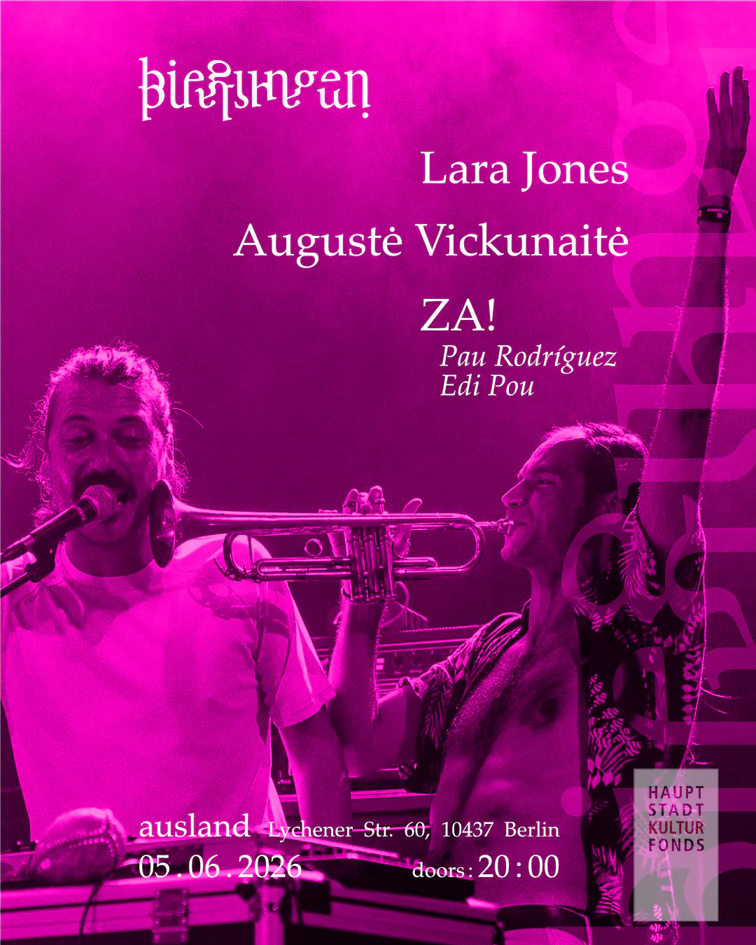 biegungen im Ausland: Augustė Vickunaitė / Lara Jones / ZA