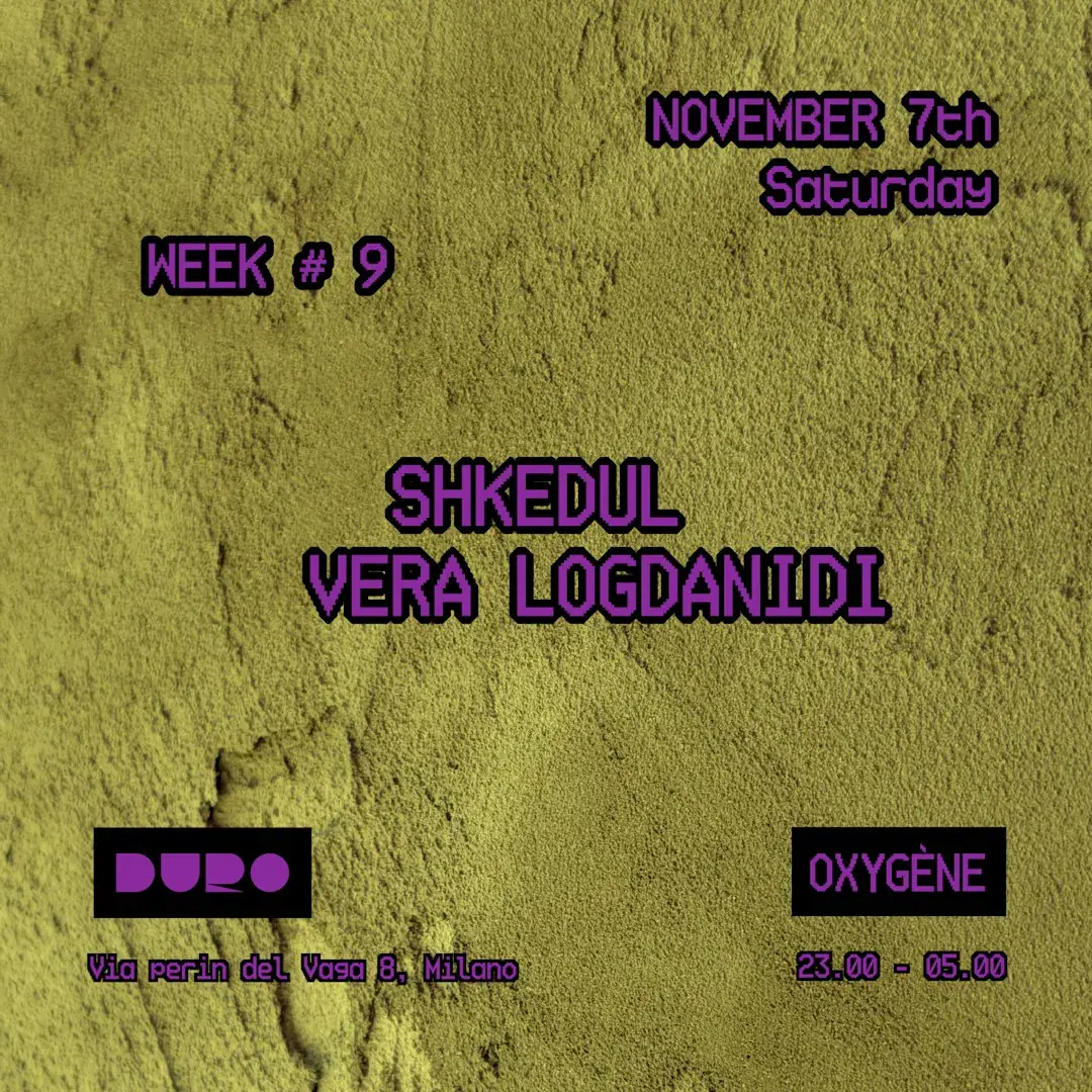 OXYGÈNE | Vera Logdanidi | Shkedul