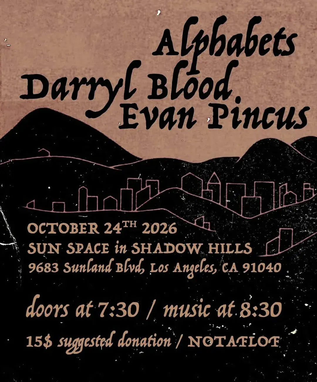 Alphabets, Evan Pincus, Darryl Blood