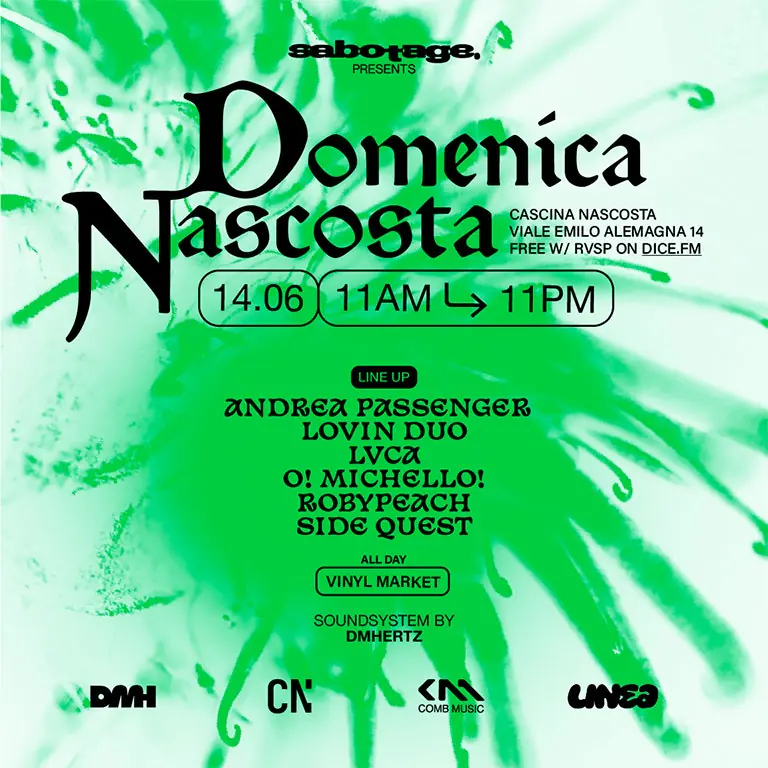 Sabotage Milano presents Domenica Nascosta