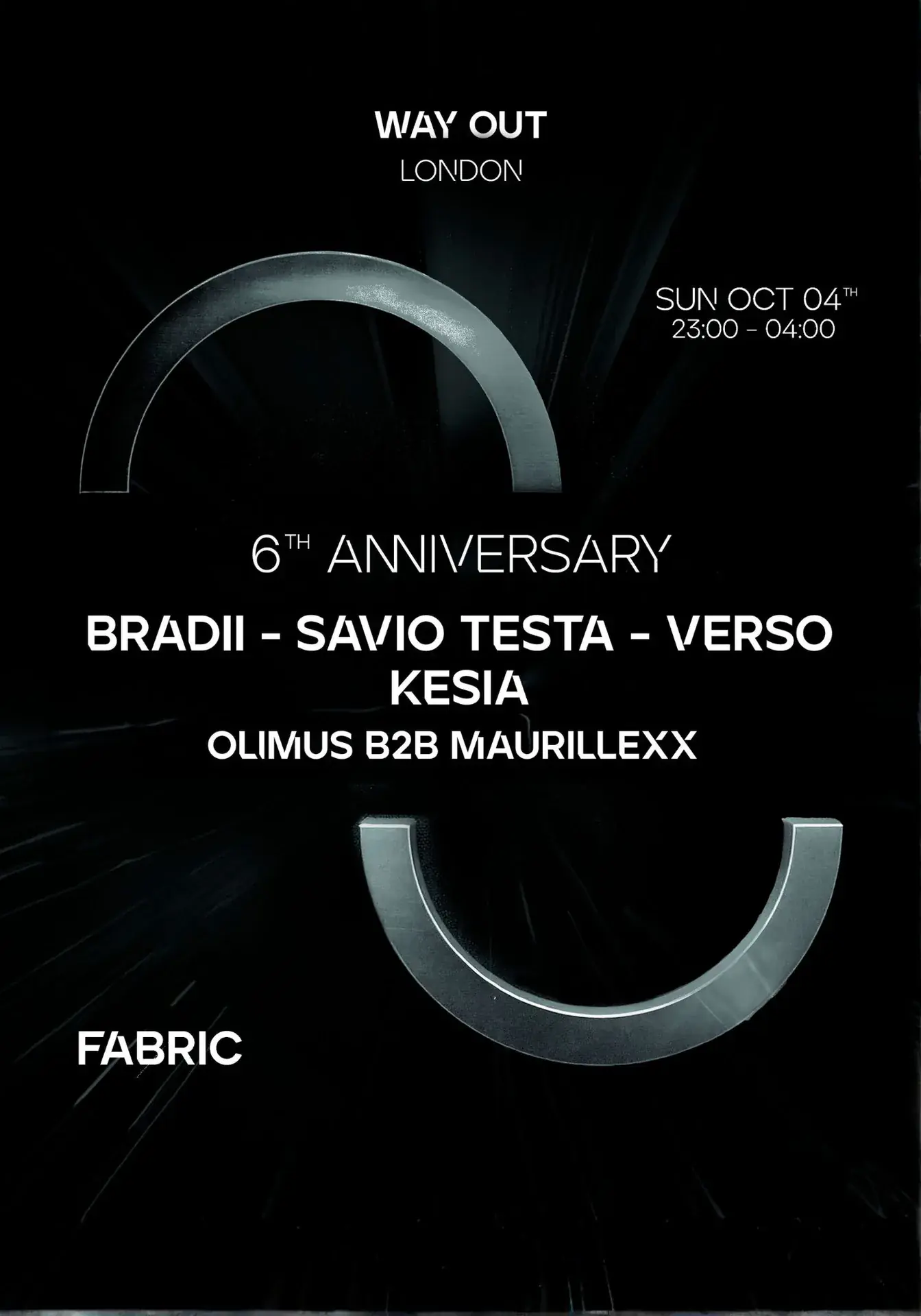 CAYA by fabric: Way Out - BRADII, Savio Testa, Verso, Kesia, Olimus B2B Maurillexx