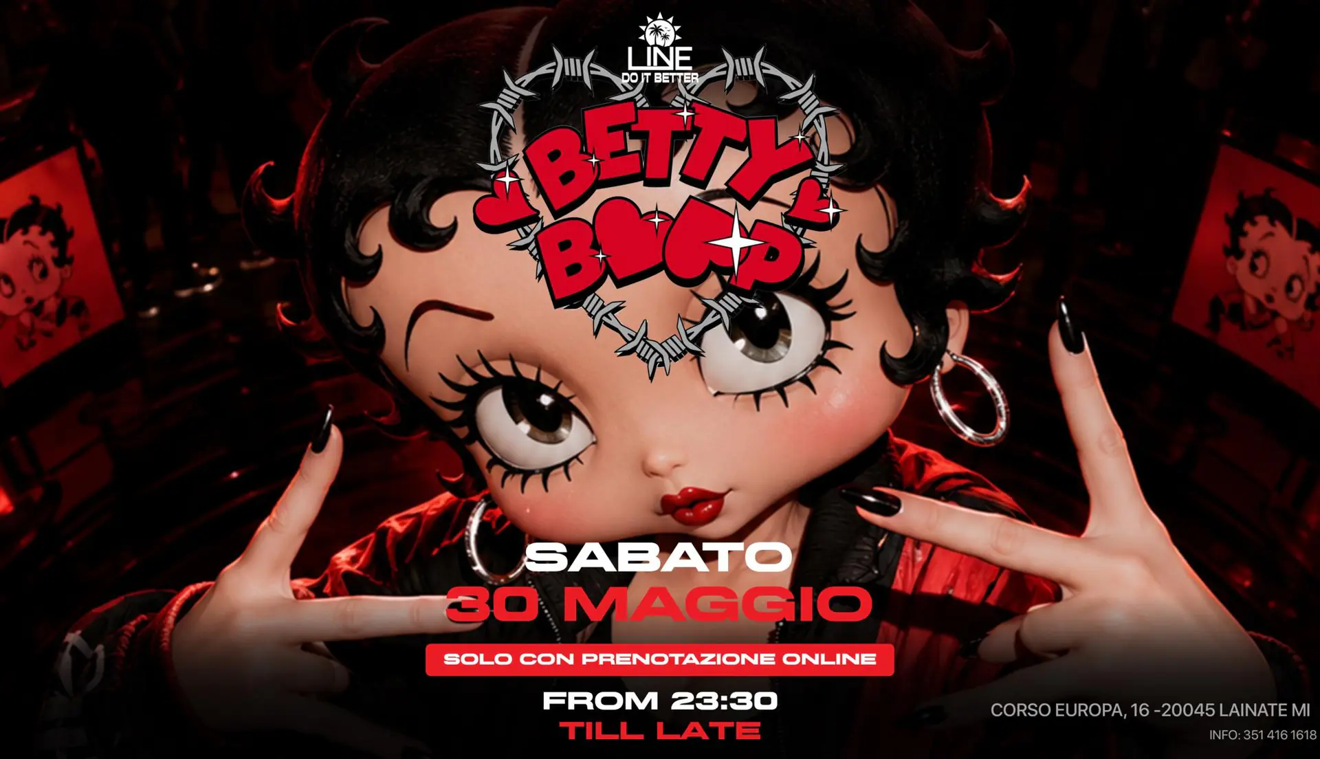 BETTY BOOP, vom Lineclub-Offiziellen